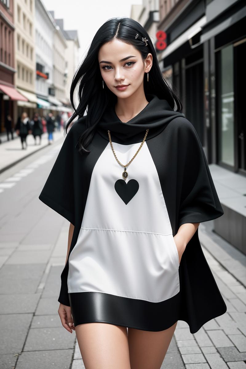 02978-2995046023-((Masterpiece, best quality,edgQuality)), smug,smirk,_edgADC_fashion, a woman walking down a street wearing a black and white po.png